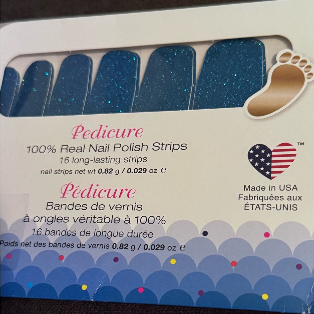 Colorstreet Nail Strips • Pedicure Set • “How Swede it is”